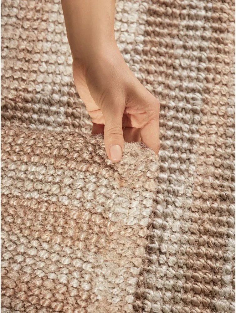 Covor bej țesut manual din iută 160x230 cm Harvest Amber – Elle Decoration