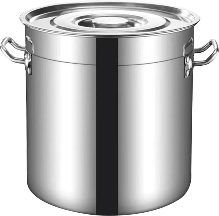 La mâna a doua: Oala cu capac Rosberg R51211C30, 21 litri, 30x30 cm, Inox