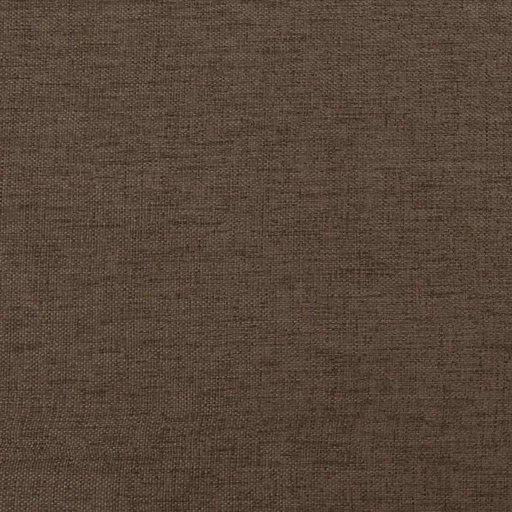 Canapea cu 3 locuri, maro, 180 cm, material textil Maro, 198 x 77 x 80 cm