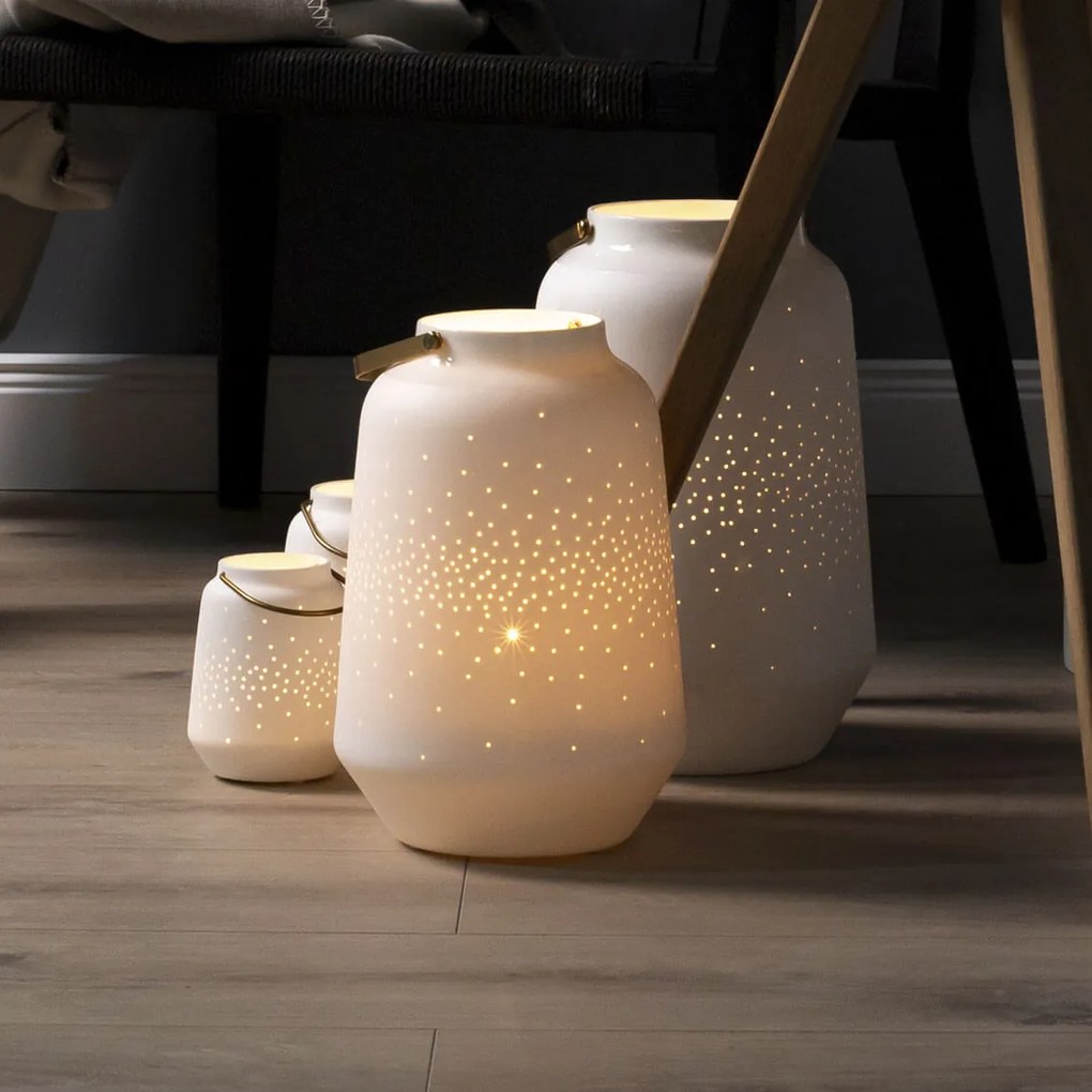 Räder Lampa mica din portelan Culoare Alba, (26,5 cm)