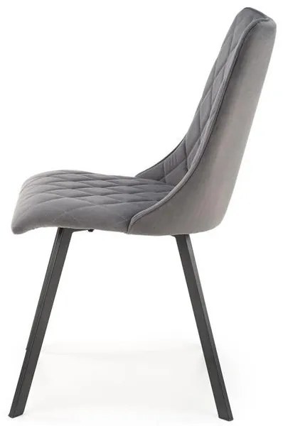 Scaun K450 velvet gri
