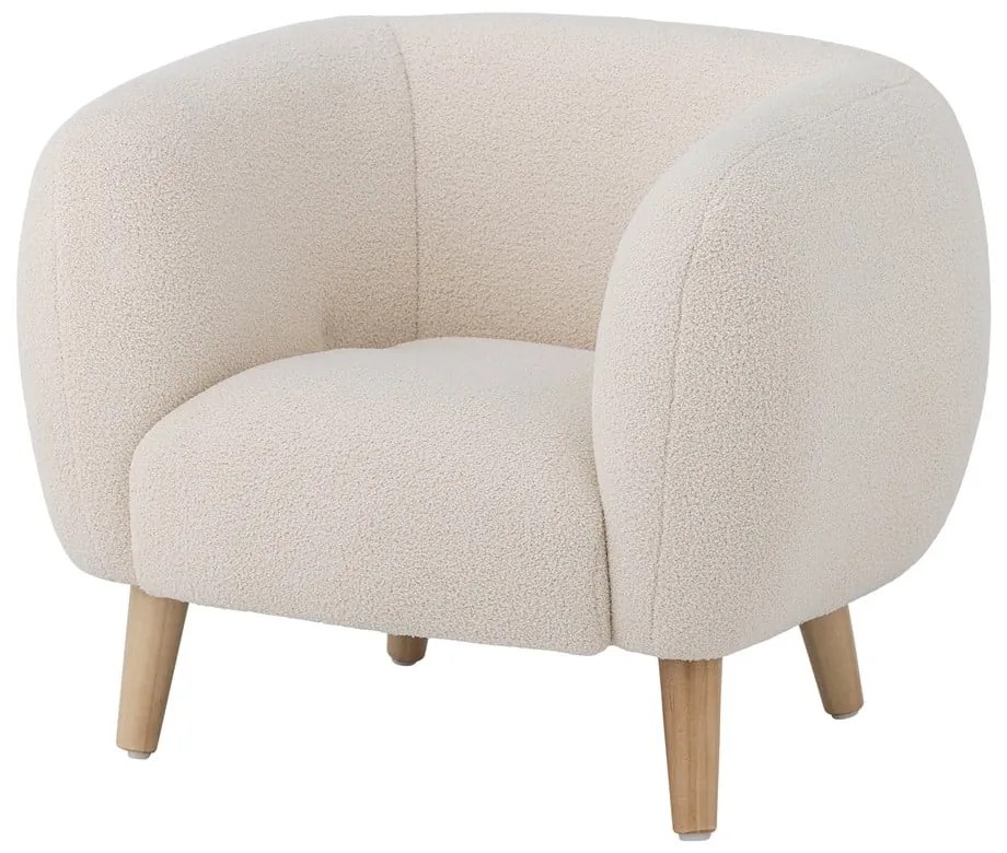 Fotoliu de copii alb Cade – Bloomingville Mini