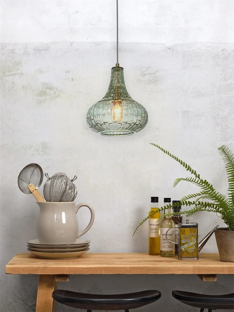 Pendul design modern Venice drop green