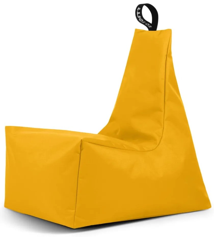 Fotoliu bean bag galben Icy XL – So Soft?