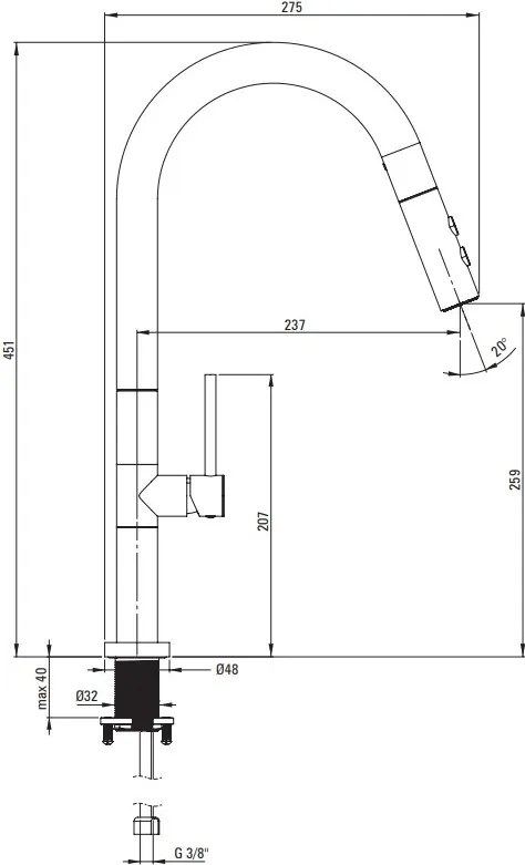 Baterie pentru Bucătărie OLFATO finisaj auriu periat BQO_R72M