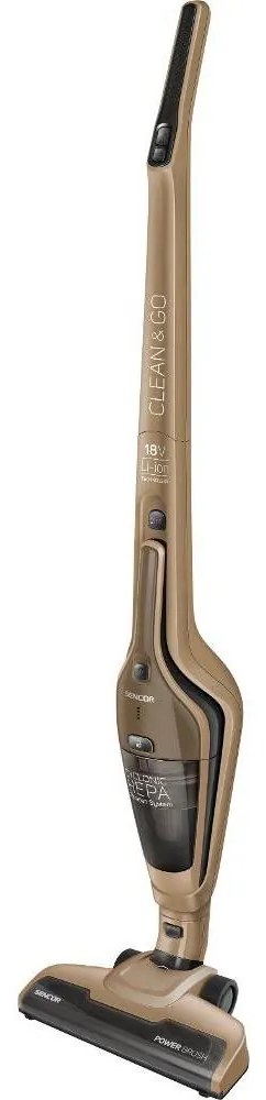 Sencor - Aspirator vertical fără fir 2-în-1, 100 W/2000 mAh, bej