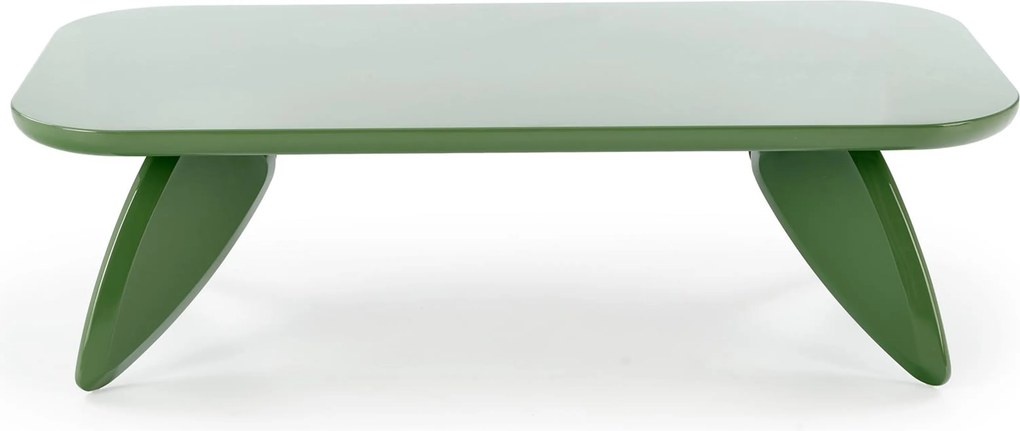 Măsuță de cafea dreptunghiulară Lumis 120 cm - verde