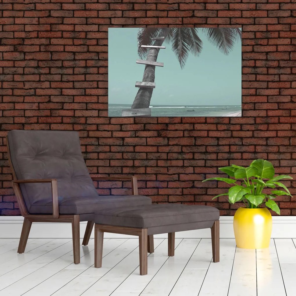 Tablou - Palma în Caraibe (90x60 cm)