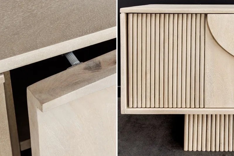 Comoda TV cu model optic 3D Art Deko 200cm Mango