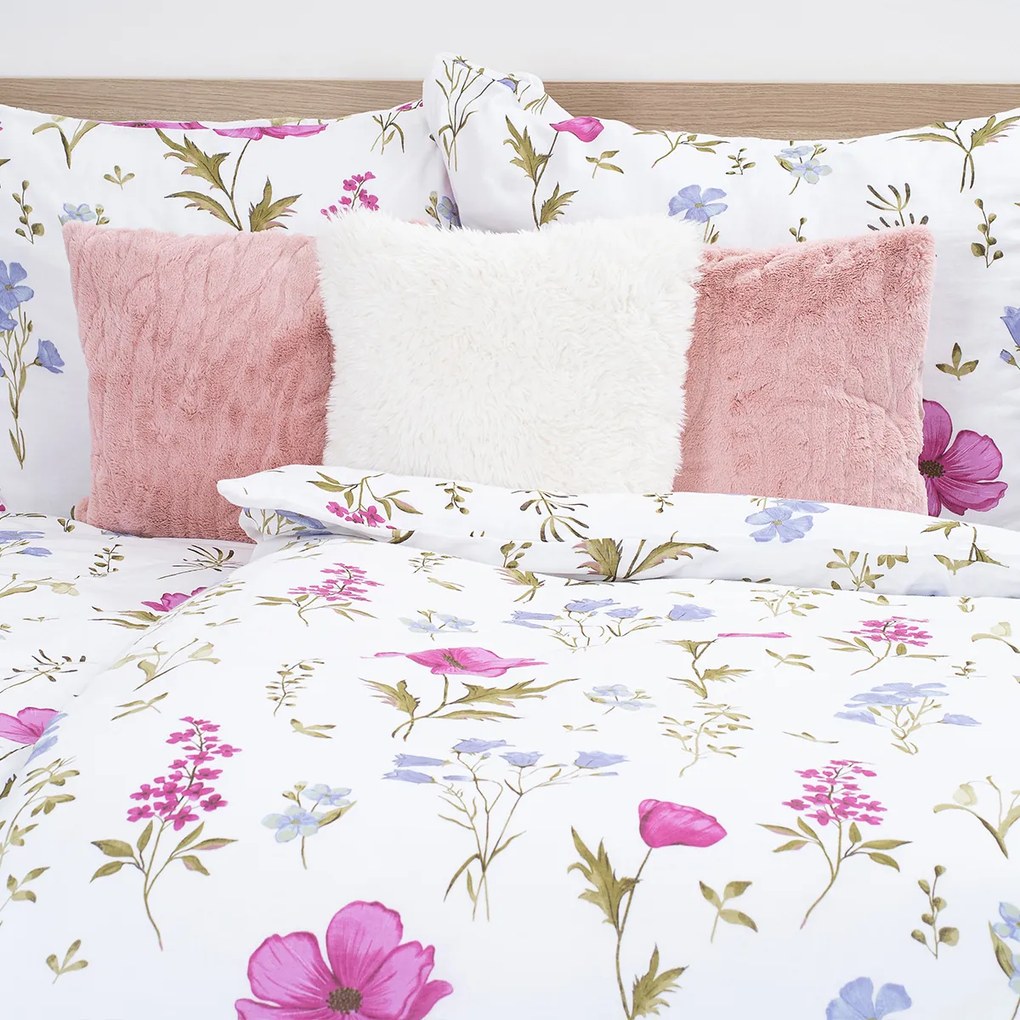 Lenjerie de pat din muselină 4Home WildflowerHarmony , 140 x 220 cm, 70 x 90 cm, 140 x 220 cm, 70 x 90 cm