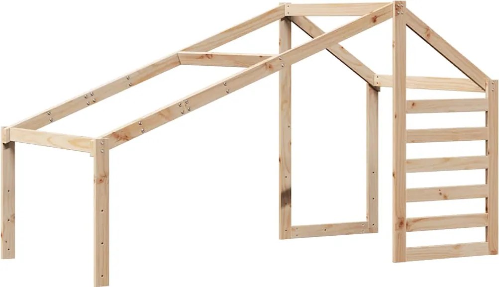 vidaXL Acoperiș Pat Copii 188x97x113 cm Lemn Mass Pin