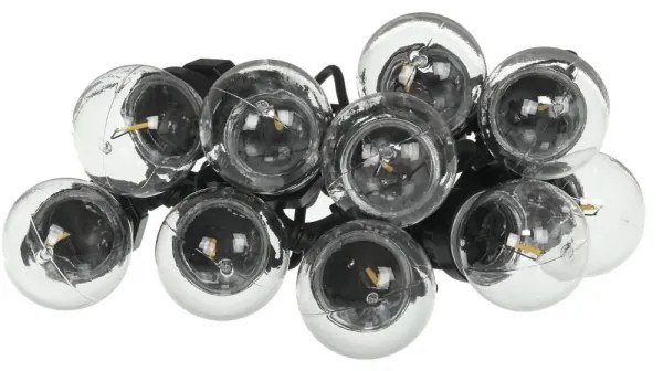 Lanț LED decorativ de exterior Retlux GARLAND G45 10xE27/230V 8m IP44 alb cald
