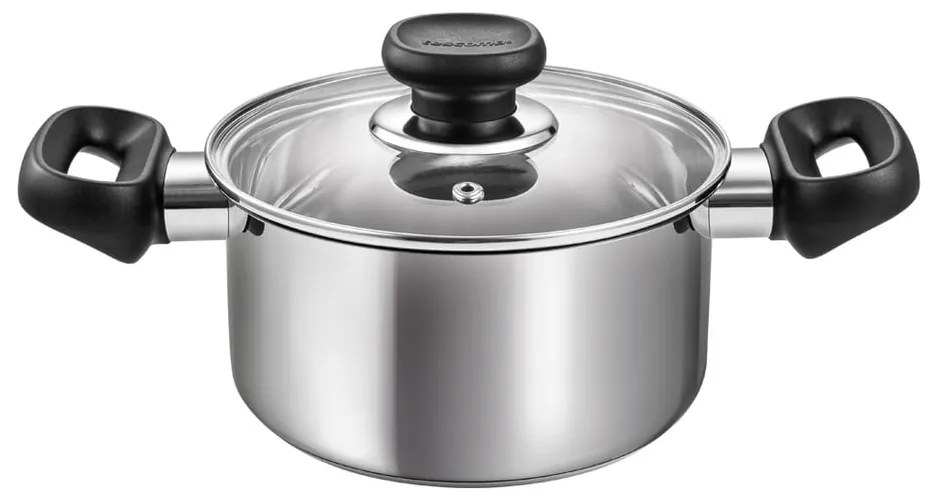 Oală cu capac din oțel inoxidabil 1,5 l adecvată pentru plita cu inducție Brava – Tescoma
