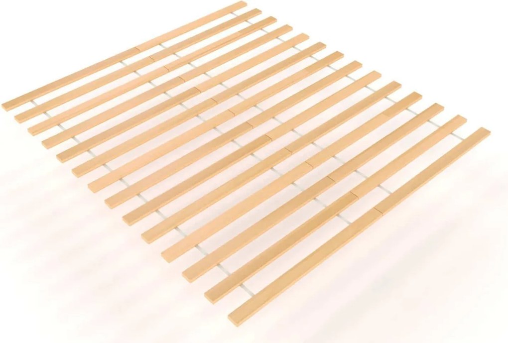 Somiera lemn masiv Lamelară Fixă Necompactată Pin - 200x200cm