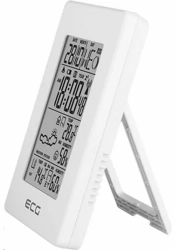 Stație meteo ECG MS 100 White, alb