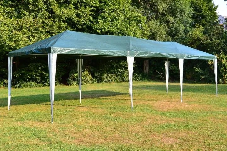 Cort de grădină - verde, 3 x 9 m