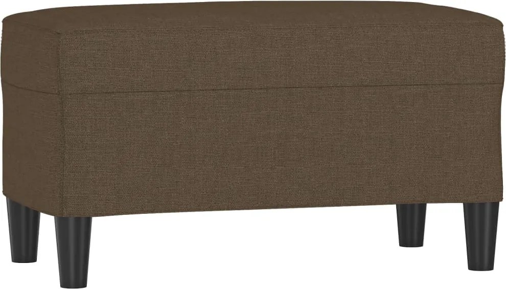 vidaXL Bancă, maro, 70x35x41 cm, textil