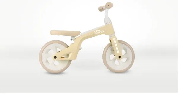 QPlay - Bicicletă fără pedale TECH bej