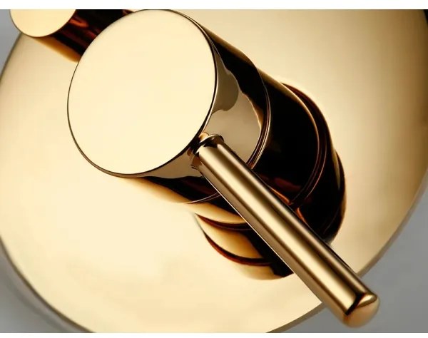 REA-P4110 - Set de duș LUNGO cu baterie încastrată, finisaj auriu