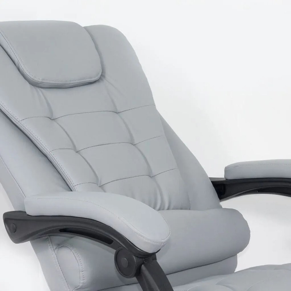 Scaun directorial cu suport de picioareOFF 418 gri