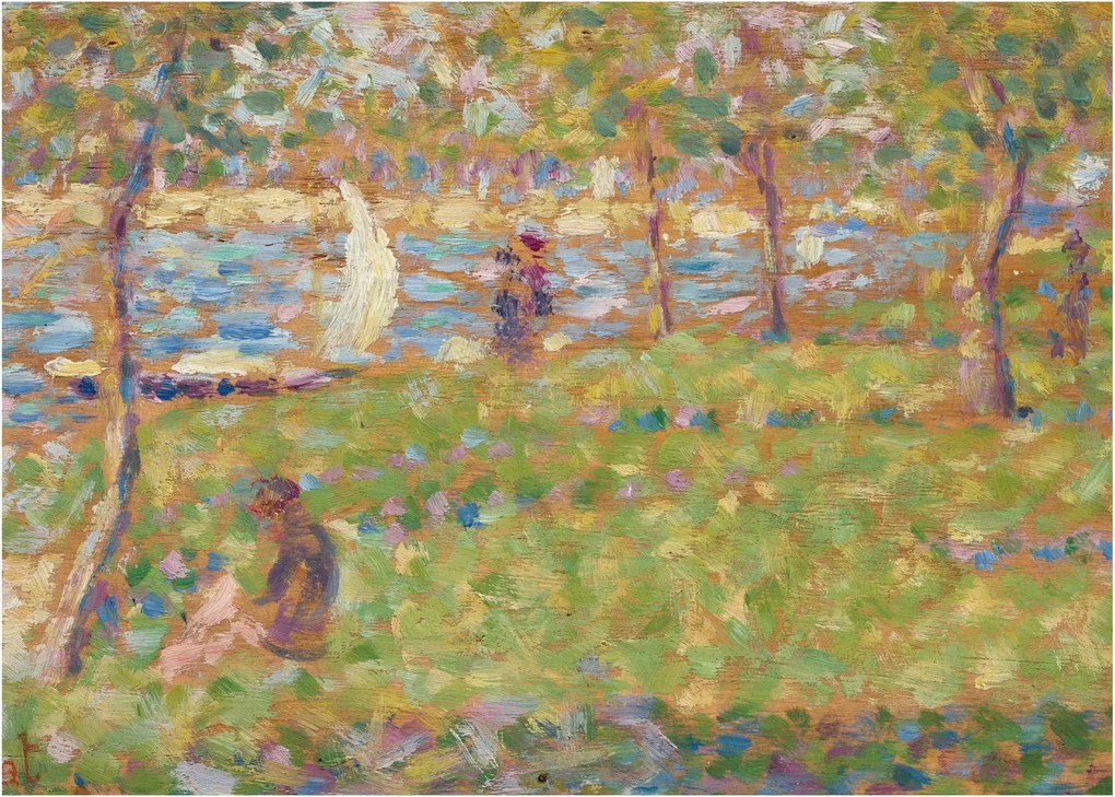 Tablou - Georges Seurat, Study for "La Grande Jatte", reproducere (70x50 cm)