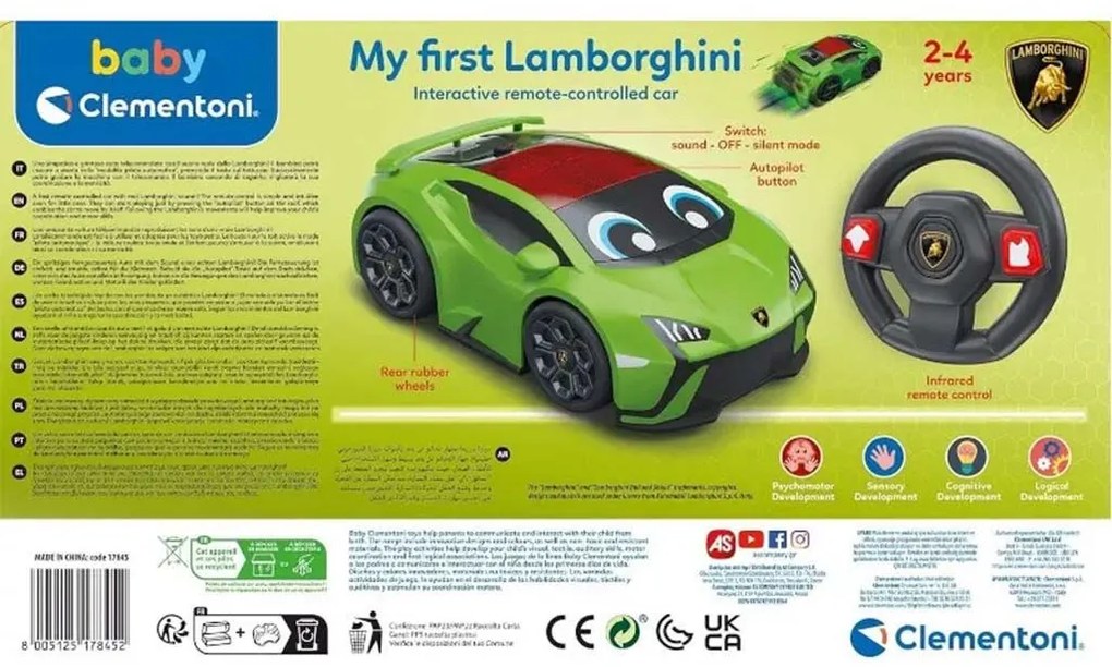 Mașină Lamborghini Clementoni cu Telecomandă
