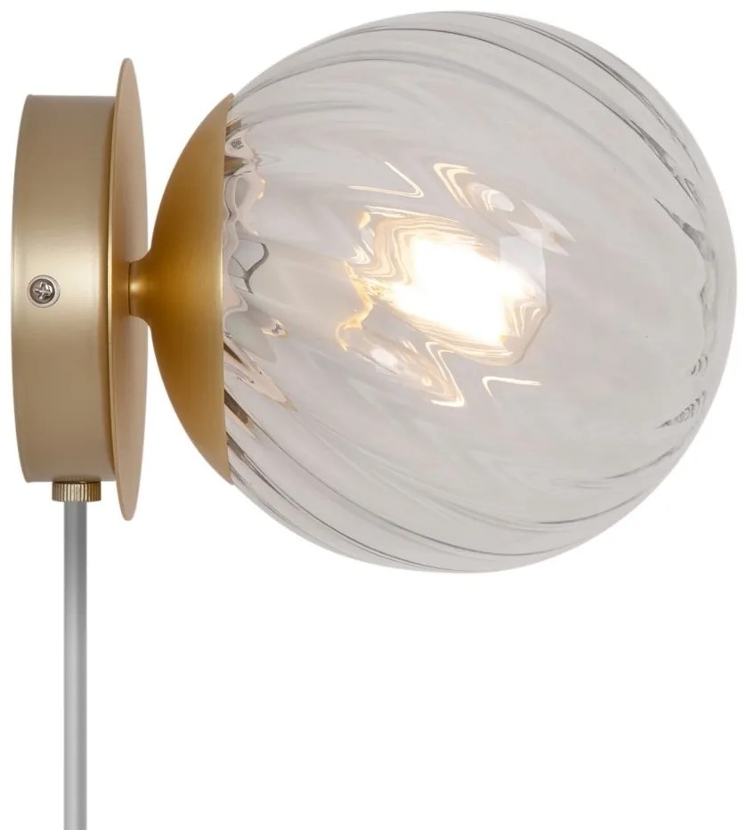 Aplica de perete design Art Deco Chisell 25 Brass
