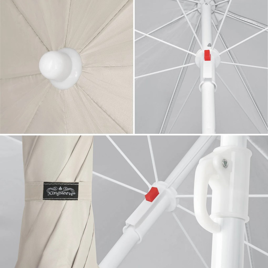 Deuba Umbrela de soare de gradina Cipru 180 cm - bej