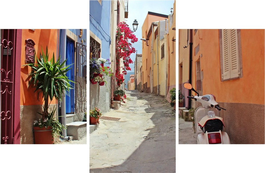 Tablou cu strada din Sardinia (90x60 cm)