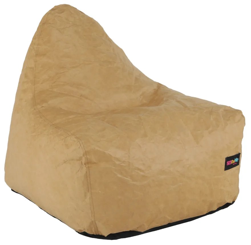 Fotoliu tip sac, material textil bej, RIMINO TIPUL 1