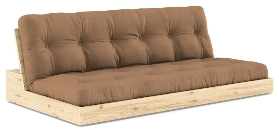 Canapea maro extensibilă 196 cm Base – Karup Design