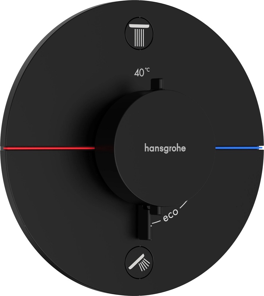 Hansgrohe ShowerSelect Comfort S baterie cadă-duș ascuns da negru 15554670