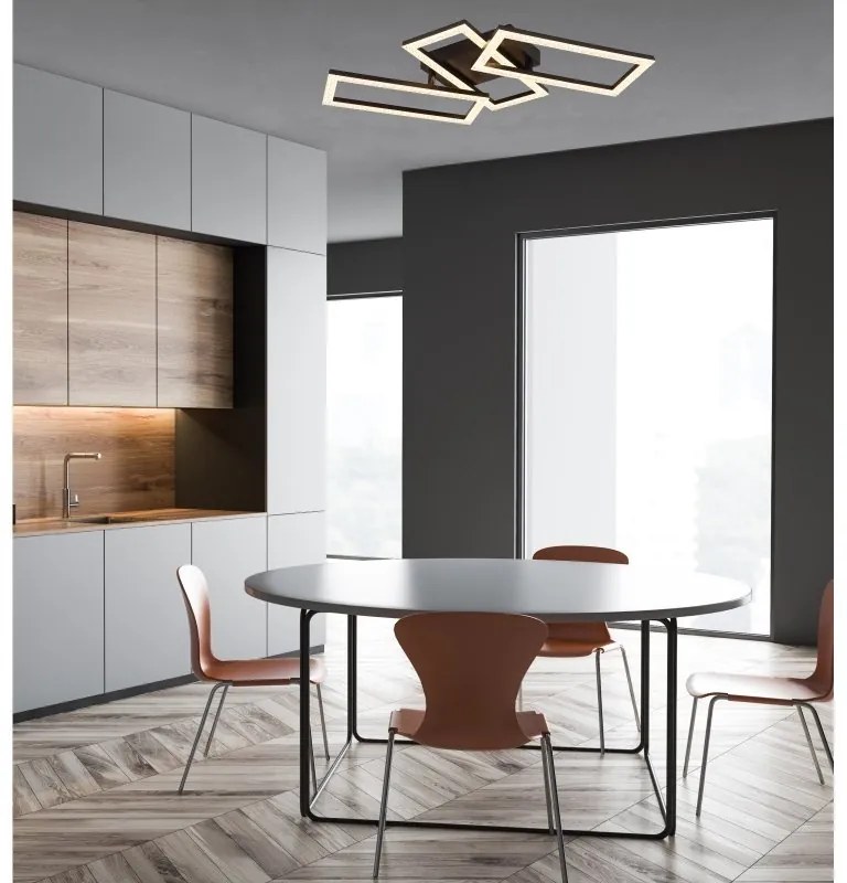Plafoniera LED design slim SAPENA 24W