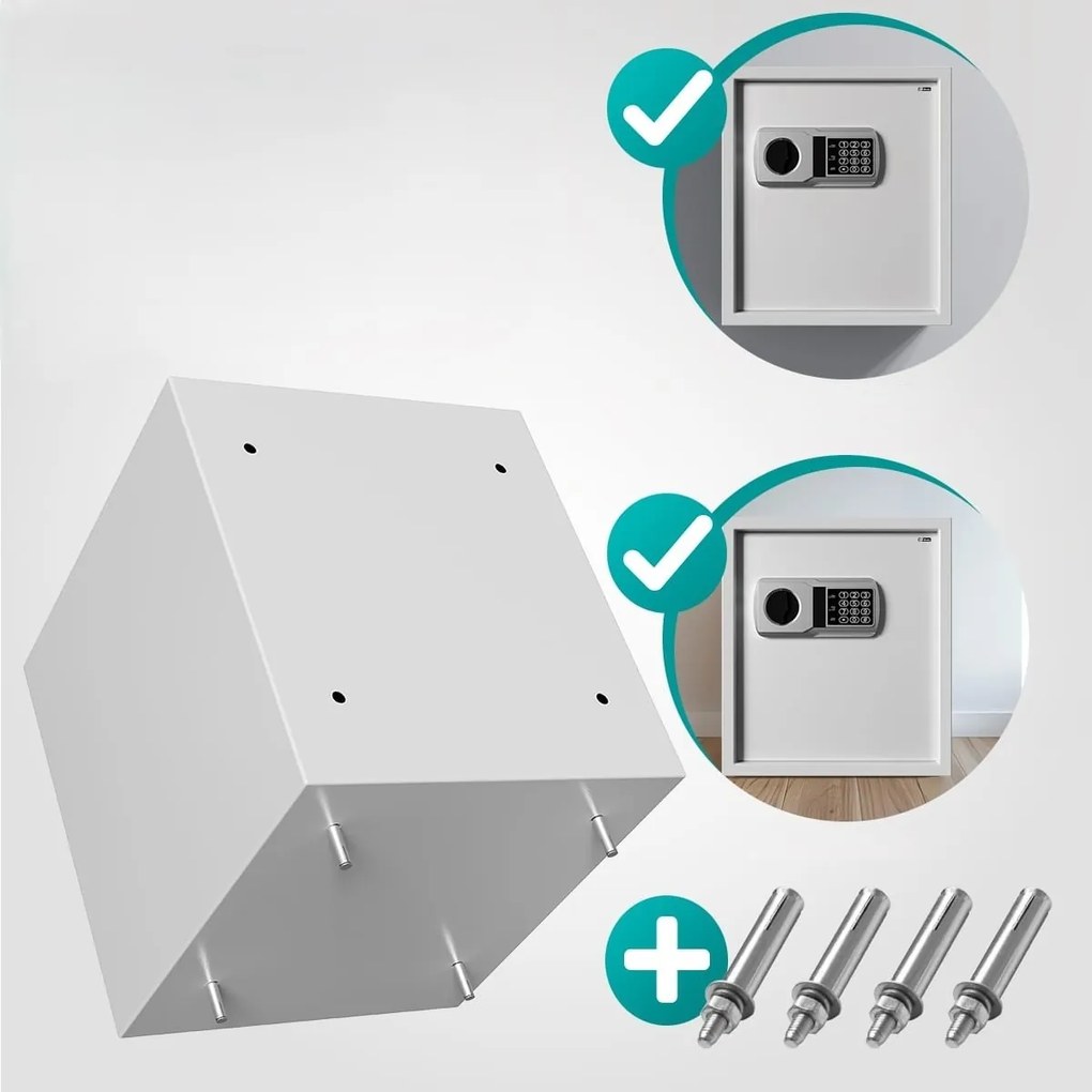 Seif electric pentru mobilă SECURITY, 35x40x40cm Deuba
