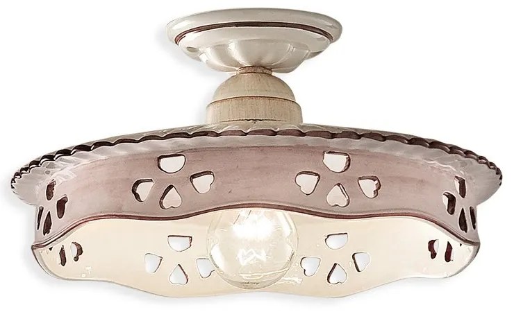Plafoniera clasica realizata manual din ceramica ALESSANDRIA 33cm