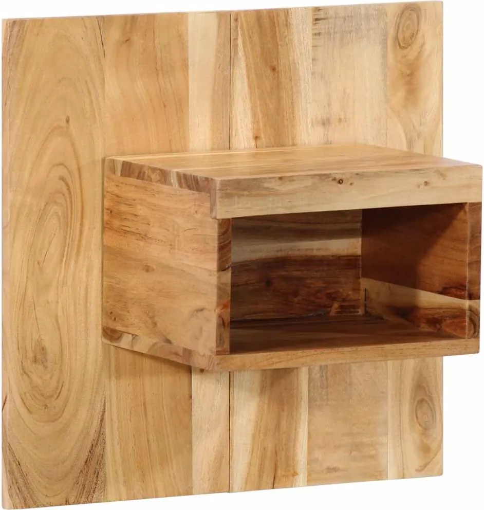 vidaXL Noptieră, 50x27x50 cm, lemn masiv de acacia