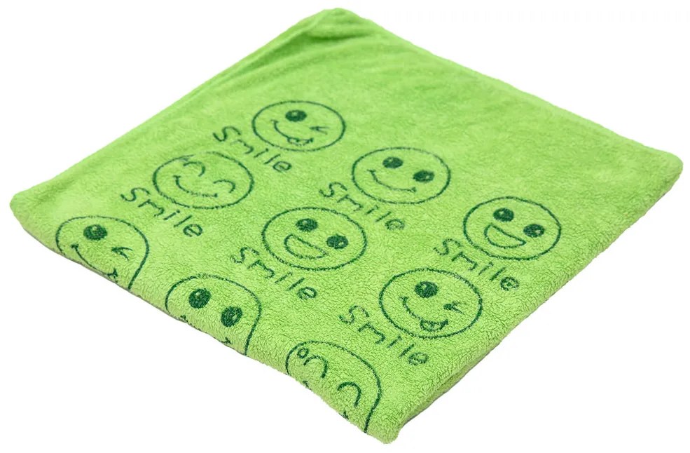 Prosop cu uscare rapida Culoare verde, SMILE