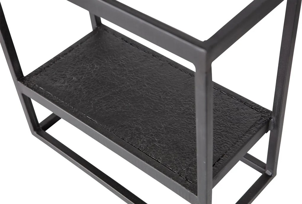 Polita metalica CASTO 40x40 cm, neagra