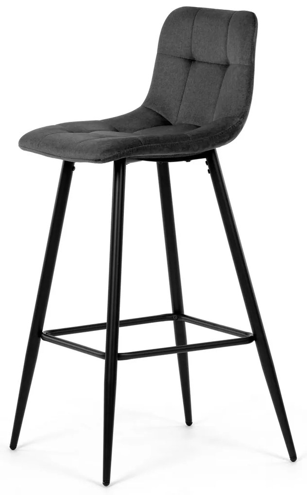 Set de scaune de bar B-X7015 GREY2, 4 buc