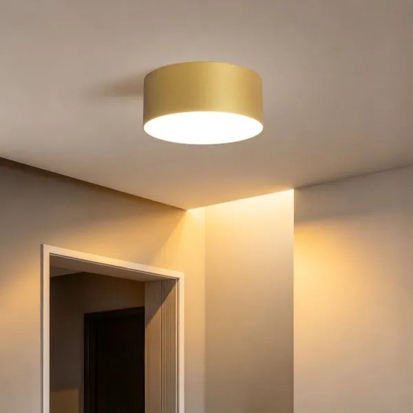BRILAGI - LED Plafonieră de exterior FORIS LED/20W/230V diam. 15 cm auriu IP44