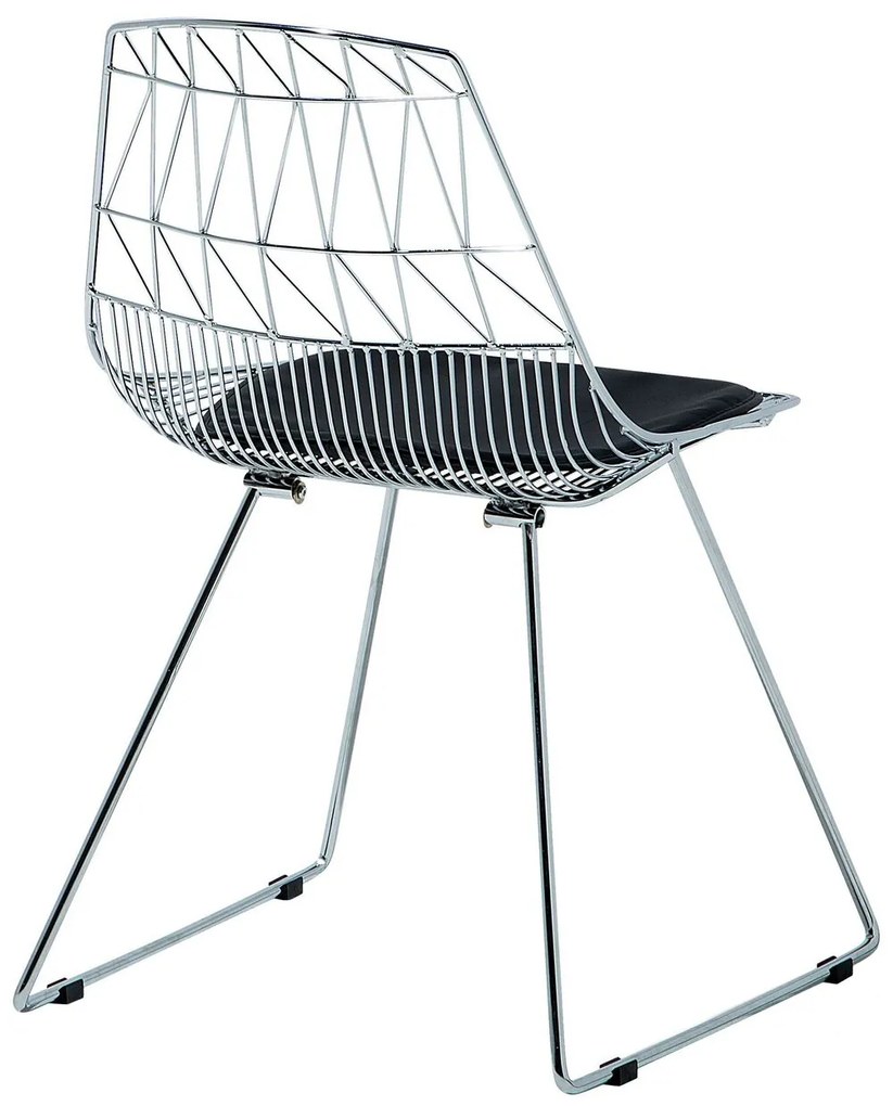 Set 2 buc. scaune pentru sufragerie Harlem (argint). 1009952