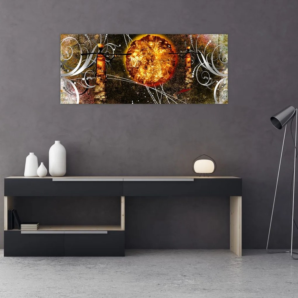Tablou cu pictură epochală străveche (120x50 cm)