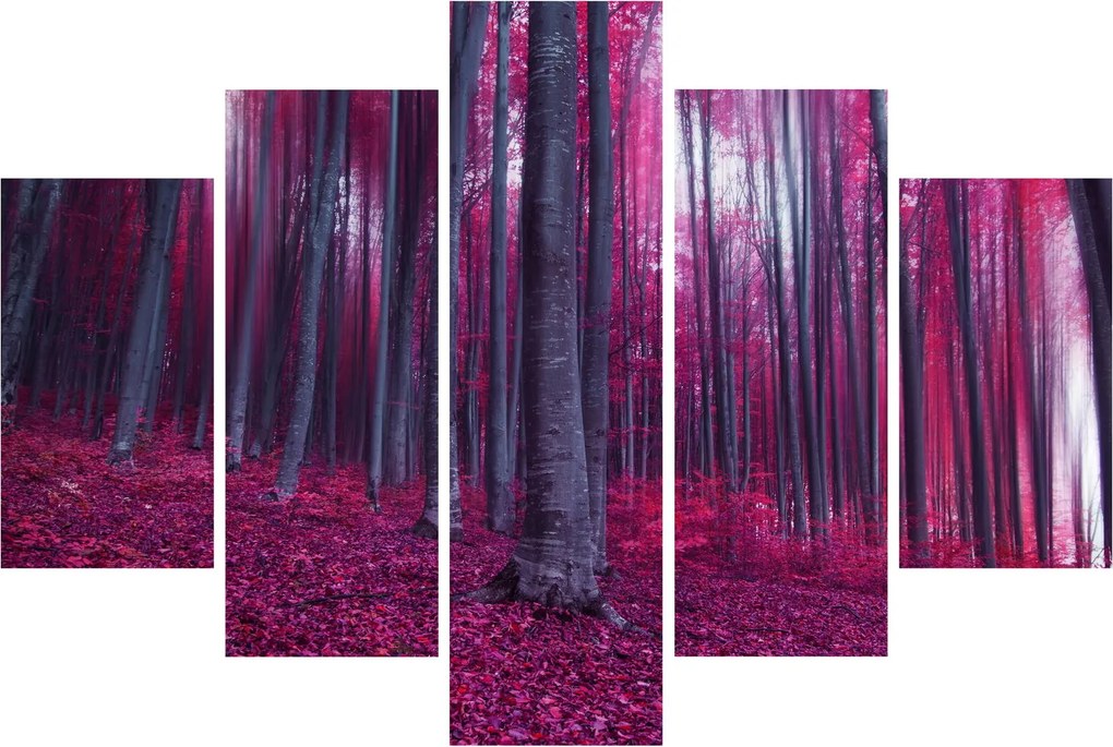 Tablou - Pădurea roz (150x105 cm)