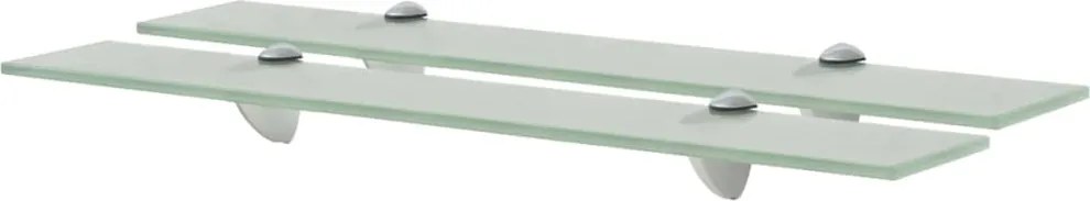 vidaXL Rafturi suspendate, 2 buc., 60 x 10 cm, sticlă, 8 mm
