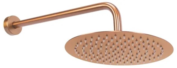 LUNGO Set de duș cu baterie încastrată, cupru periat - REA-P8809