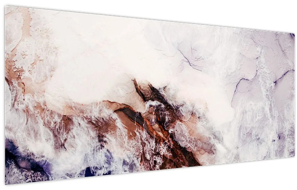Tablou - Marmură violet N⁰1 (120x50 cm)