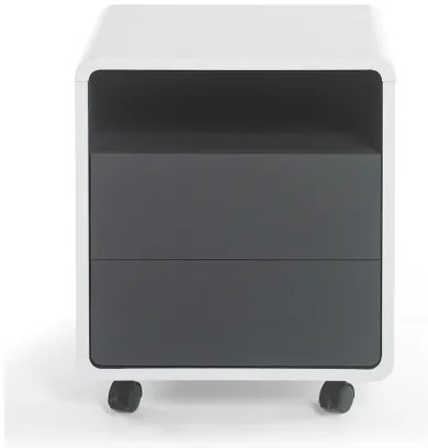 Corp mobil pentru birou TEO, alb/antracit