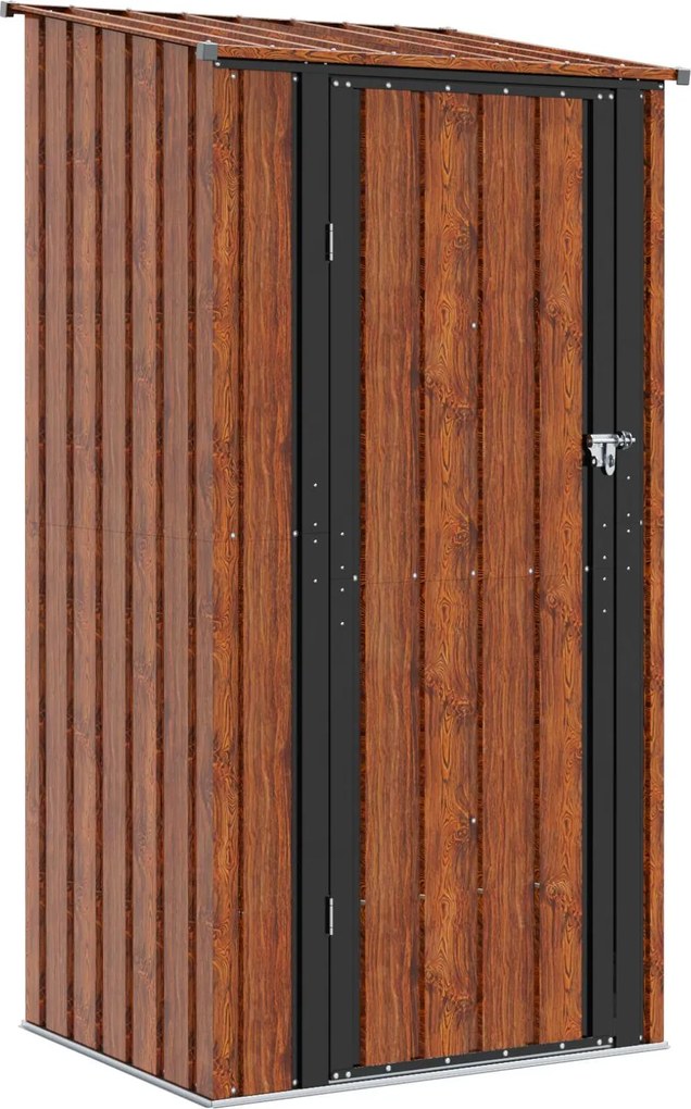 vidaXL Magazii pentru grădină Maro 103 x 86 x 200 cm Metal