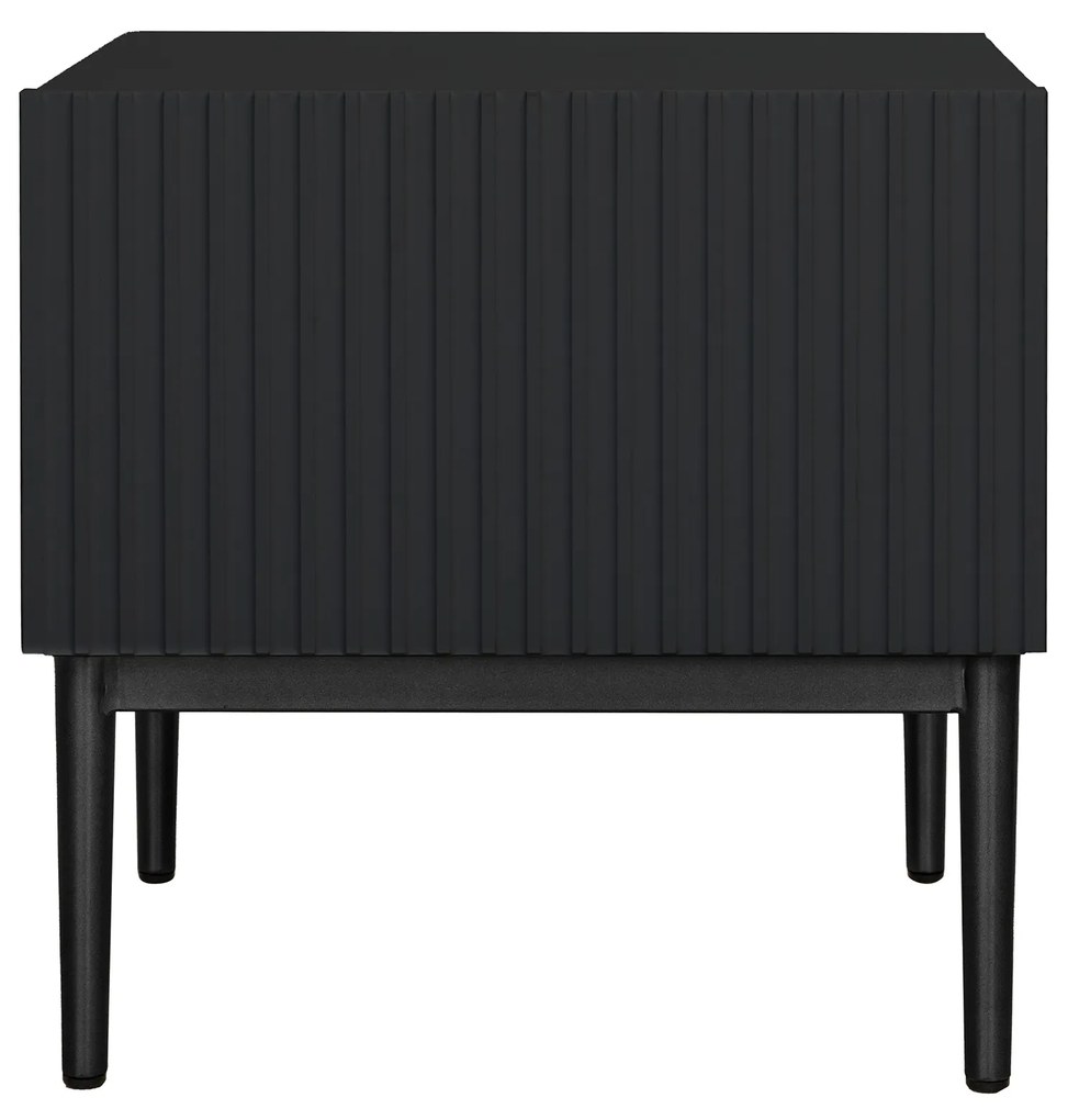 Set noptiere Nicole 46 cm - negru / picioare negre