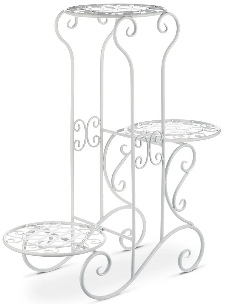 Suport pentru flori Svenbreen alb, 60,5 x 24 x 65cm